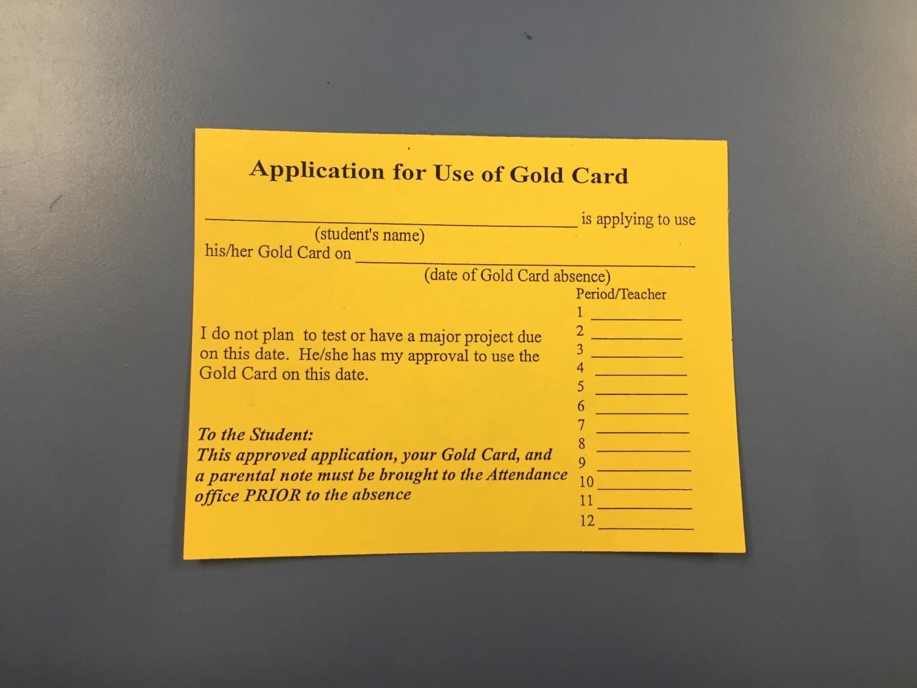 Gold Cards: Reaching for an Impossible Goal