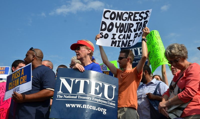 During the 35 day long government shutdown, protestors took to the streets demanding the government to reopen. 