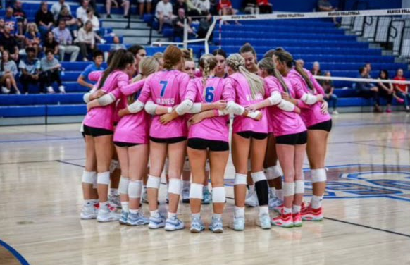 Braves Volleyball takes on Breast Cancer Awareness Month