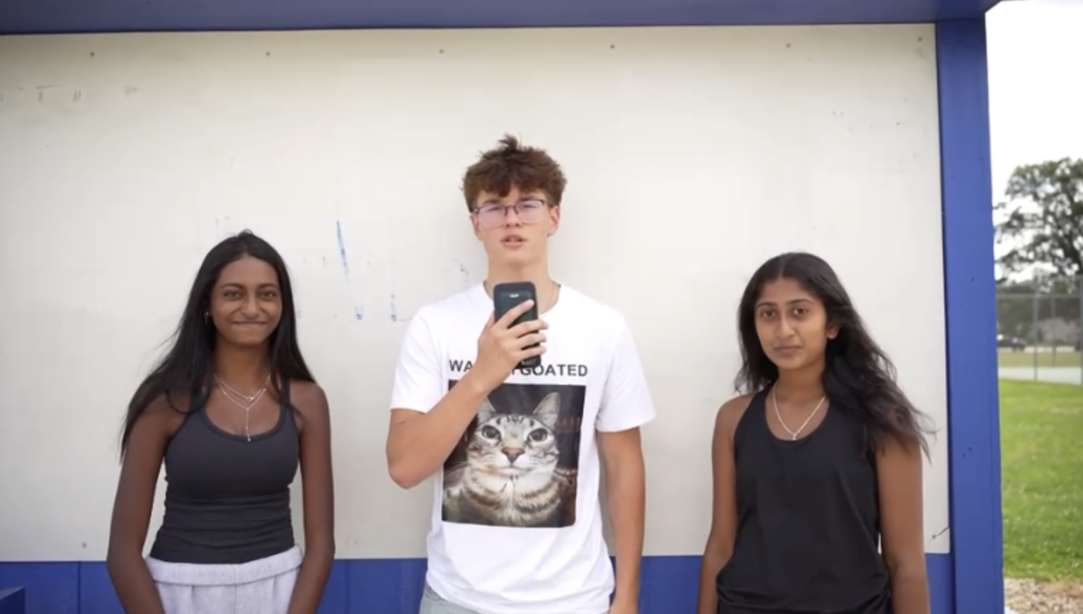 Kevin takes on girls tennis