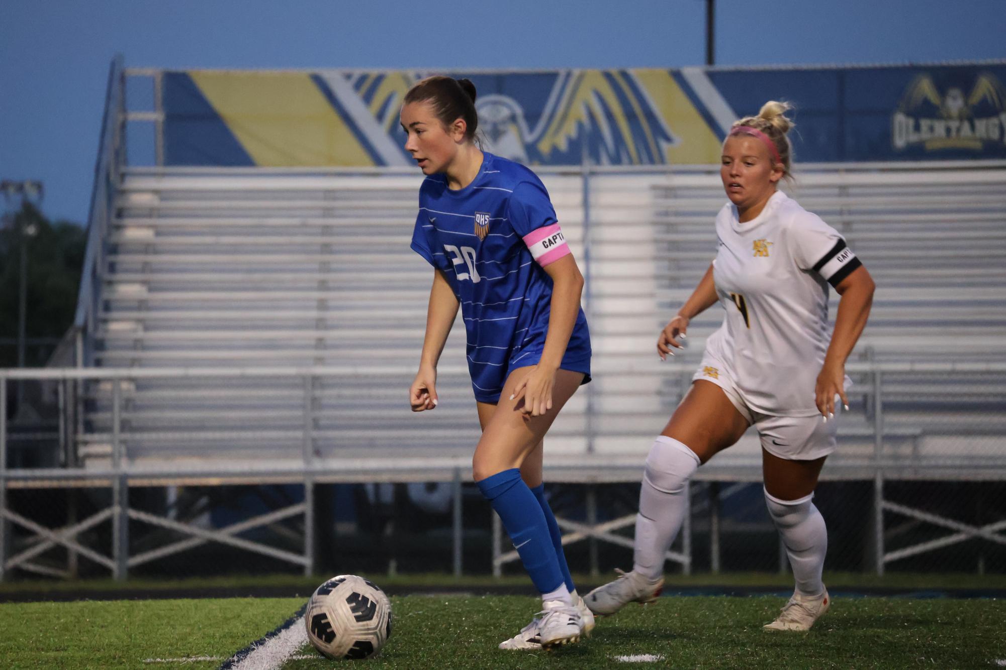 Addi Hanlon '26 plays her senior game against Watkins Memorial.