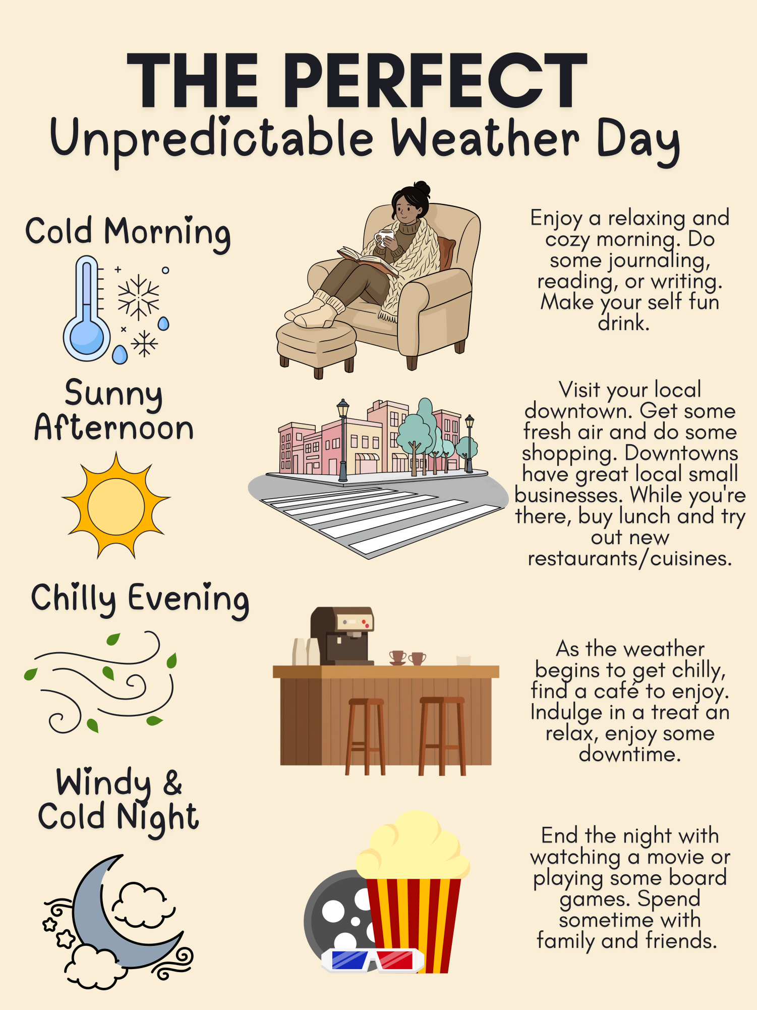 How To: the prefect unpredictable weather day